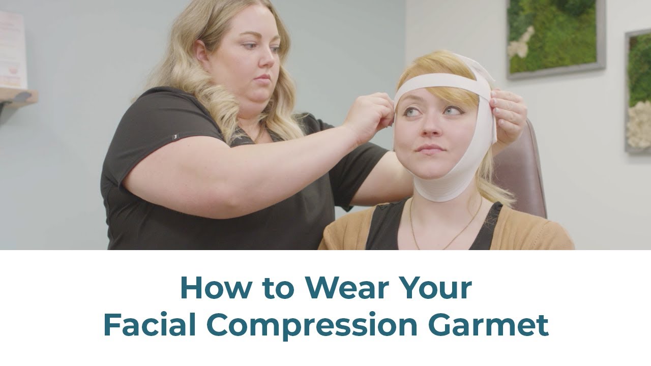 How to Wear a Facial Compression Garment