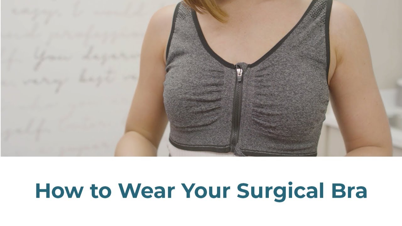 How to Wear a Surgical Bra