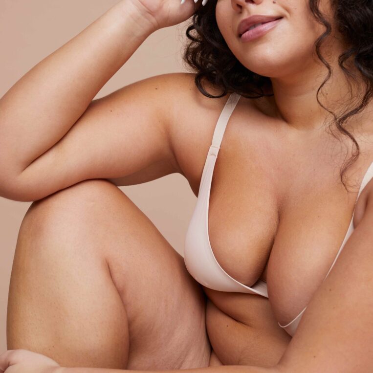 Beautiful young woman posing
