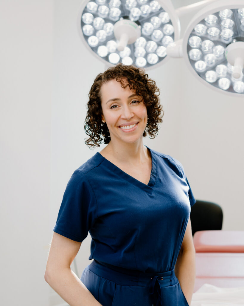 Female Plastic Surgeon Dr. Sieffert in OR 