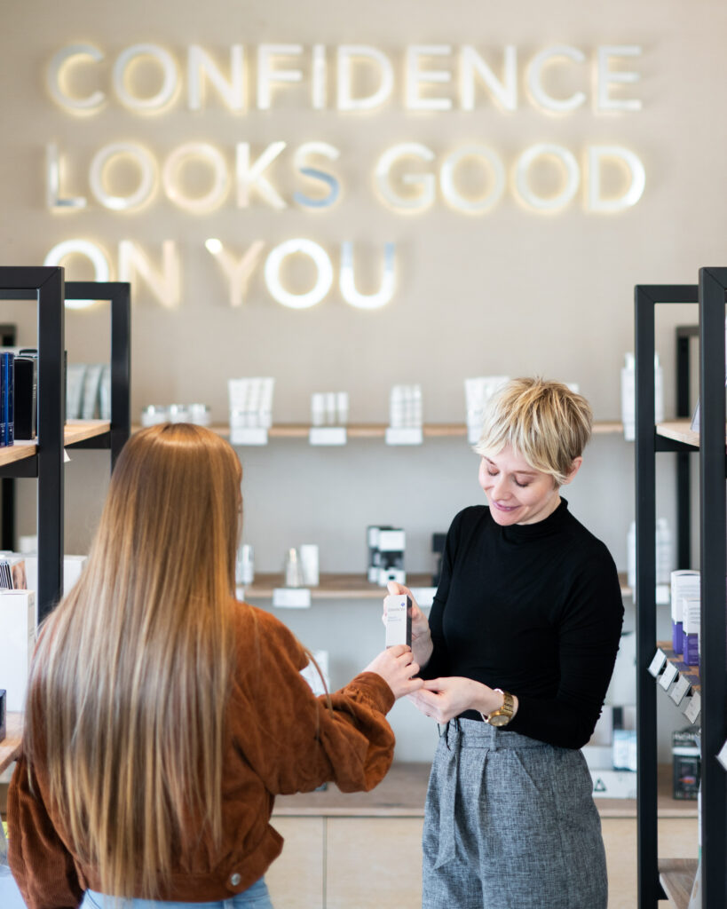 Discussing Medical-Grade Skincare Products With A Patient