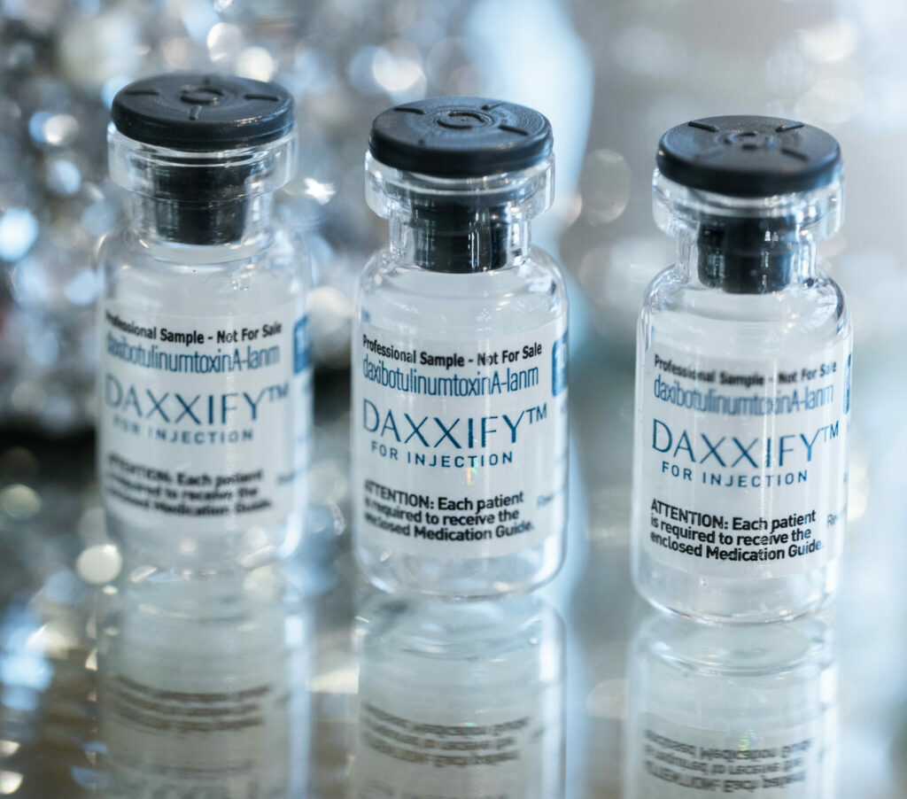 Up close picture of Daxxify cosmetic neurotoxin