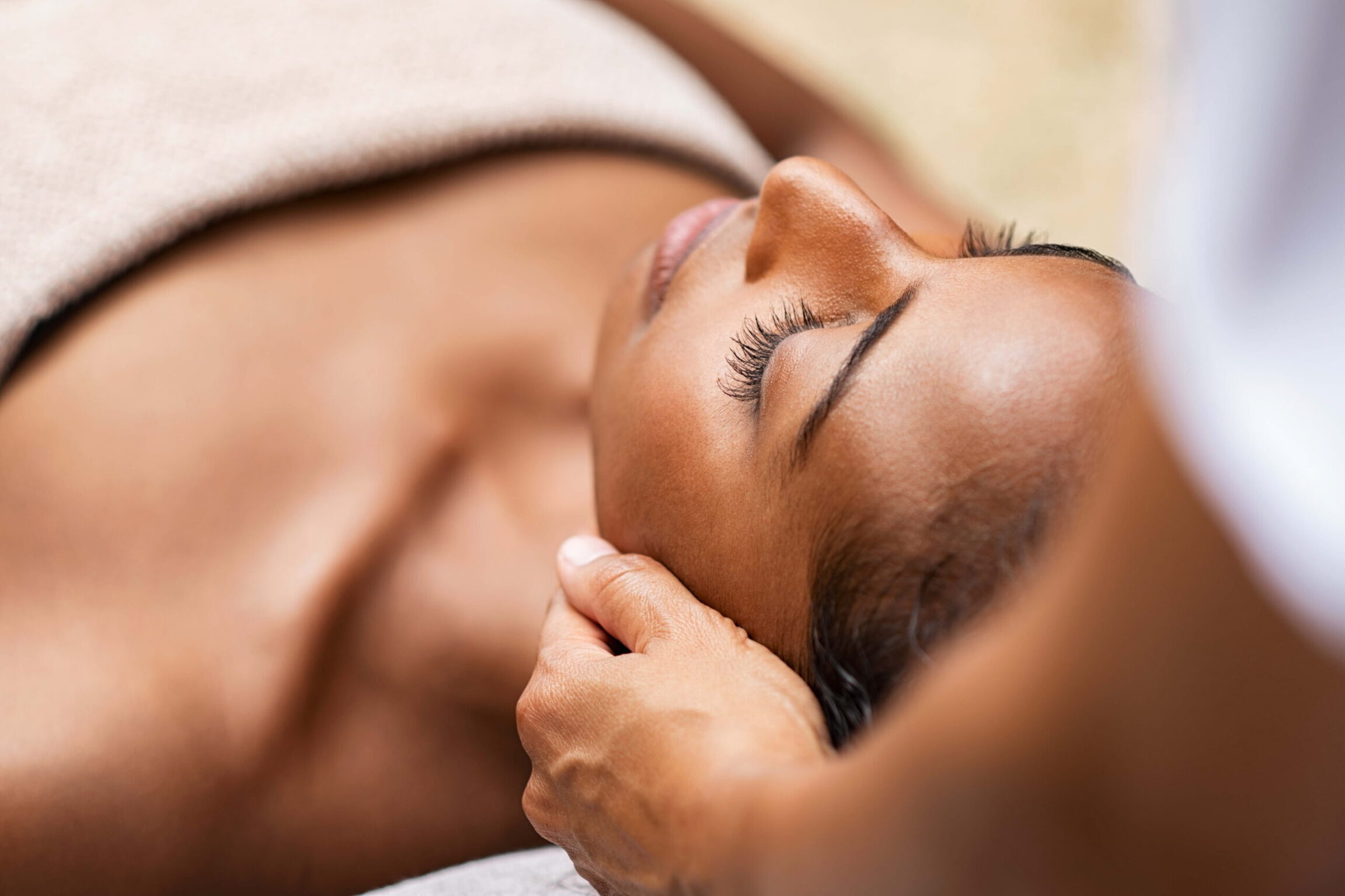 Patient undergoing a Donaldson medspa treatment