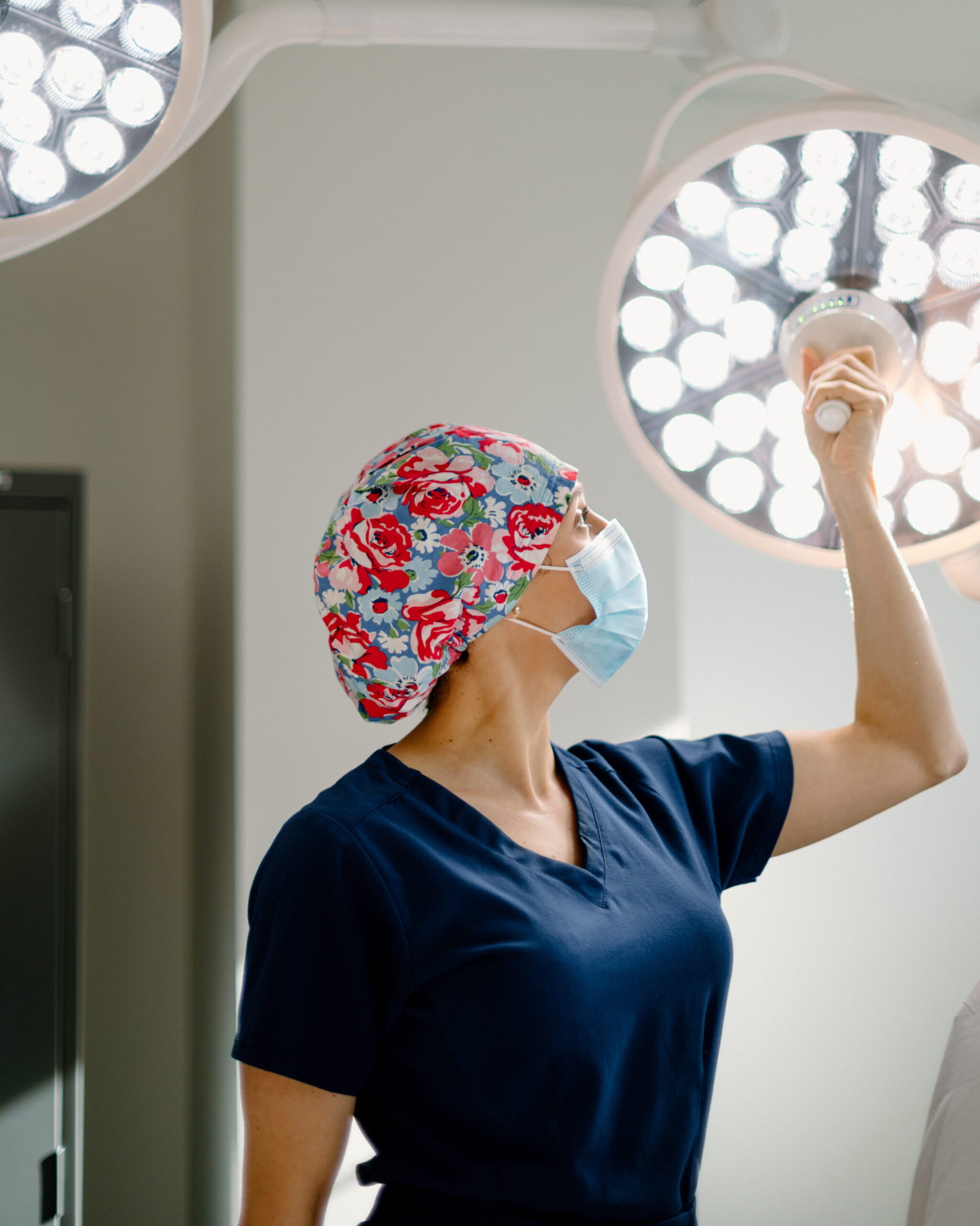 Dr. Sieffert in the operating room