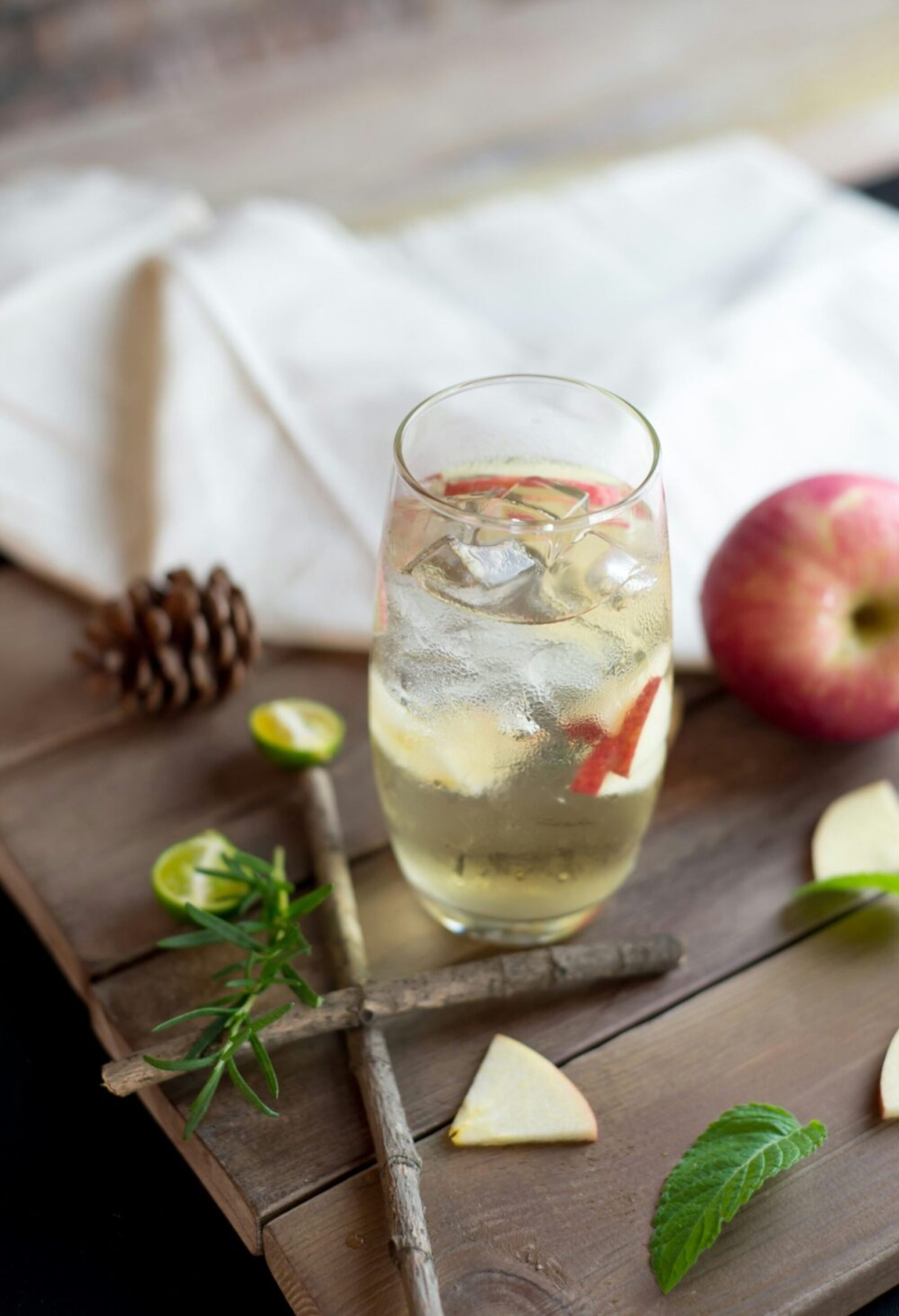 Apple Cider Vinegar being used in a drink at home for gut health