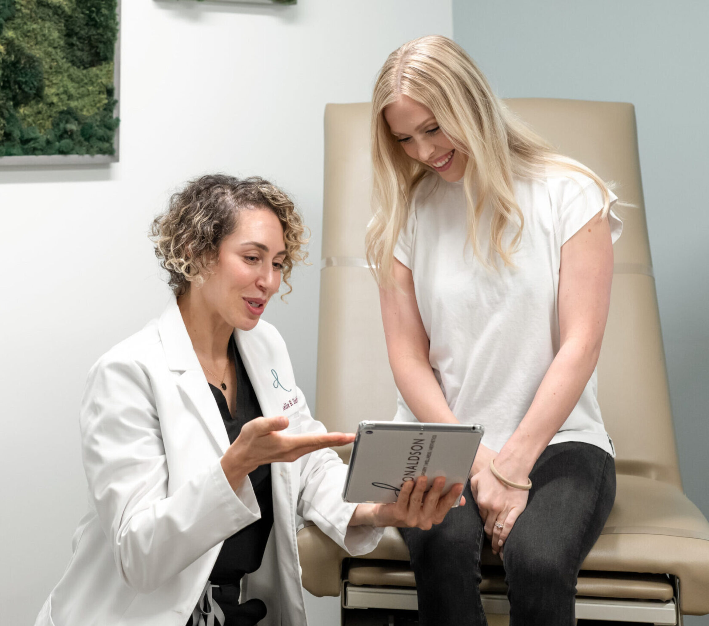 Dr. Sieffert Discovery with a patient