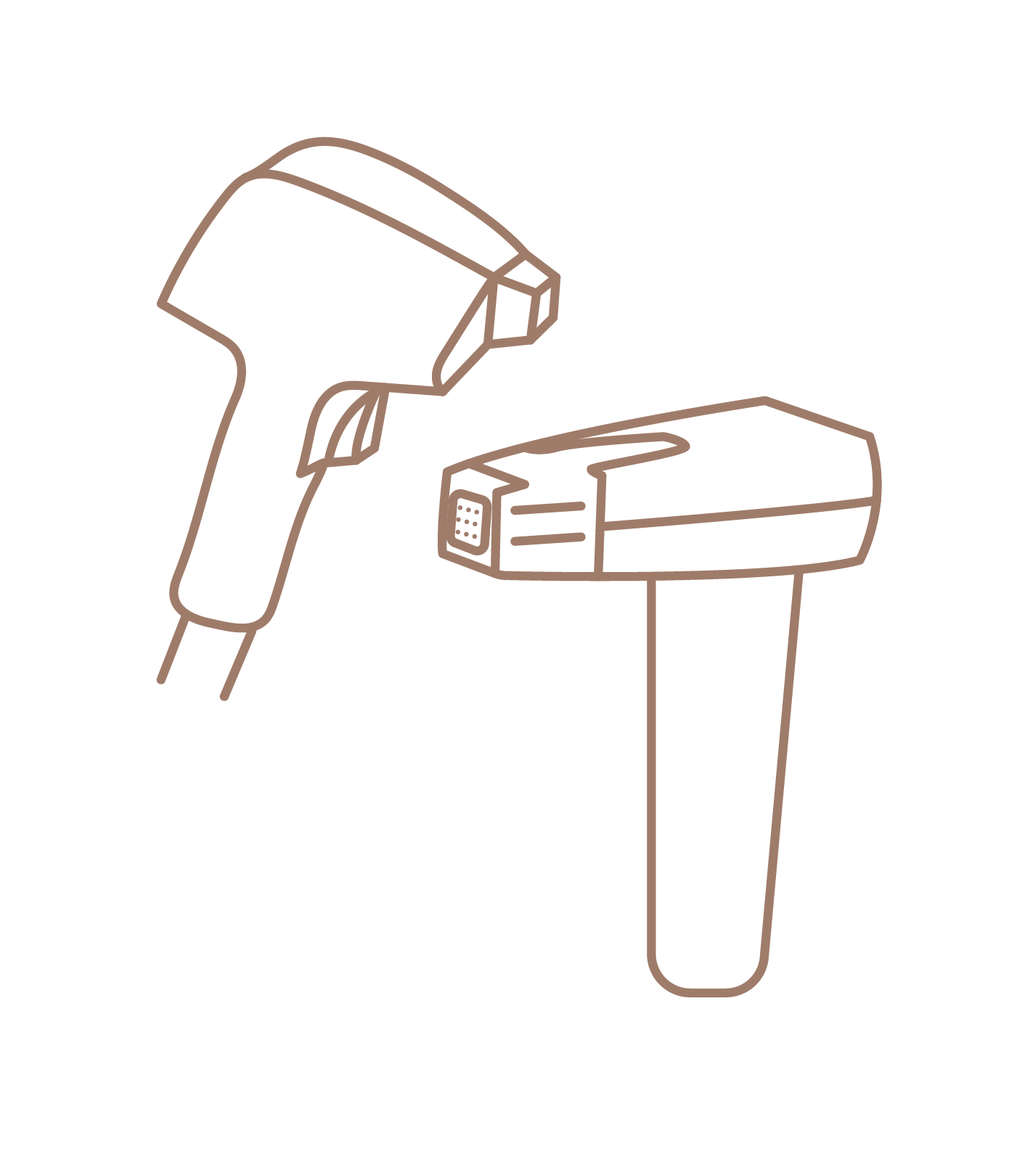 Moxi laser treatment device icons