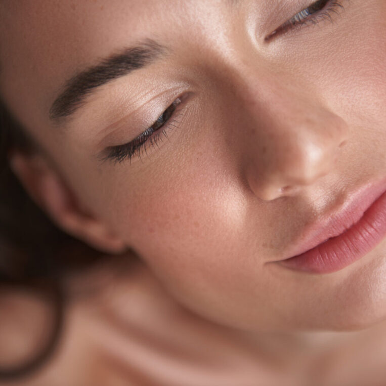 Patient who used laser hair removal to treat unwanted PCOS facial hair