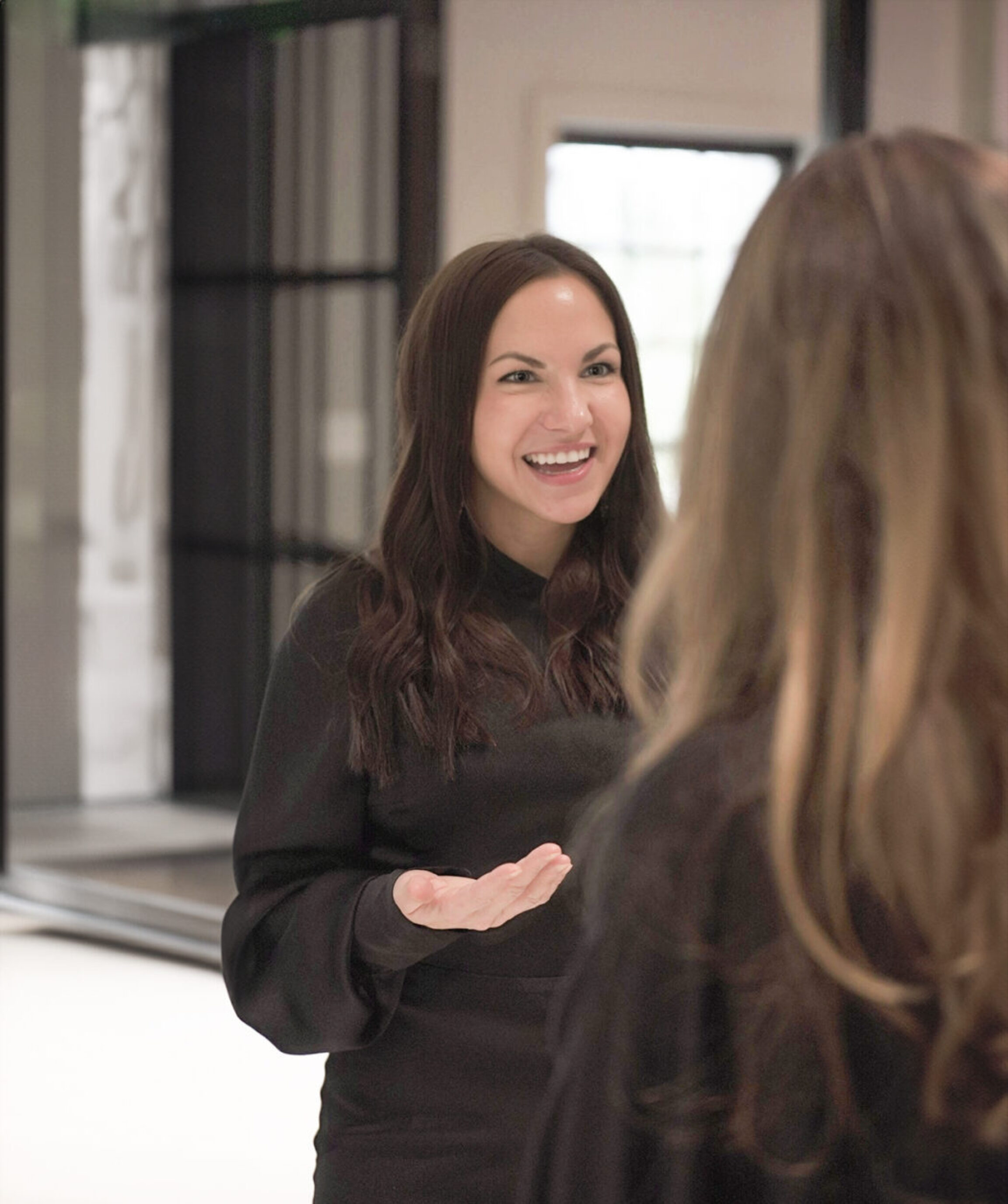 Courtney Gilbert, PA-C, discussing fertility optimization with a patient